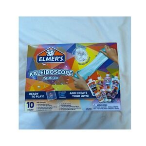 Elmers Kaleidoscope Slime Kit 10 Count DIY Set with Glitter Color Changing Glue